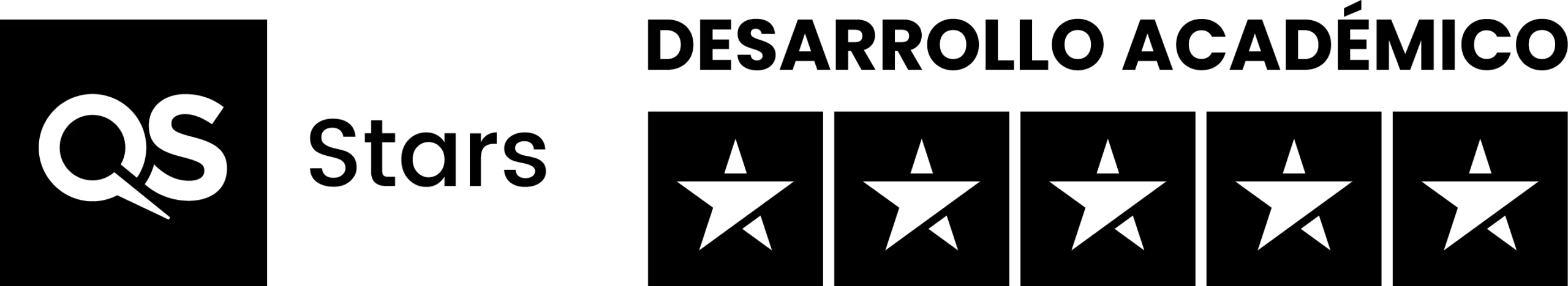 QS STARS 5 ESTRELLAS DESARROLLO ACADEMICO